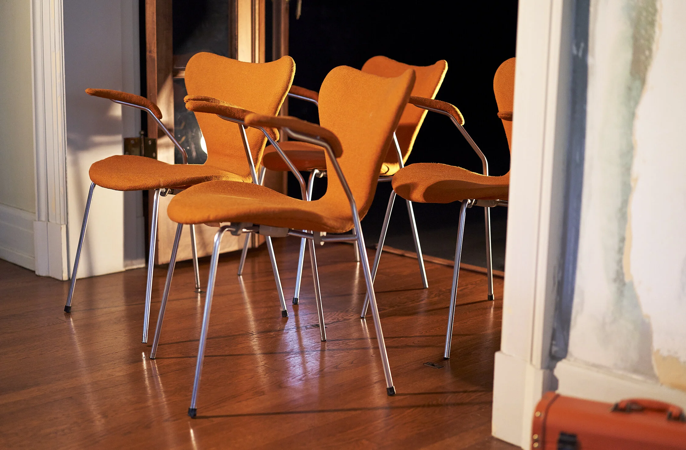 Arne Jacobsen for Fritz Hansen Series Seven Armchairs Set of Four